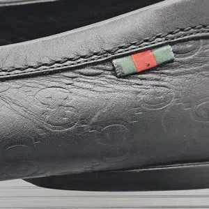 Gucci Black Guccissima Leather Penny Loafers | Size 7.5 U.S./40 EU | 170618 Gucci Black Guccissima Leather Penny Loafers Size 41 Gucci  main image 4